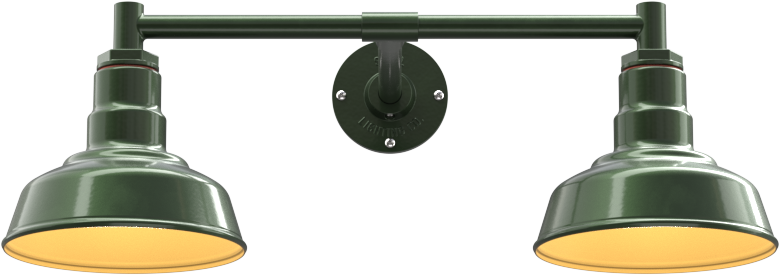 Lawndale Color Hunter Green Interior Color Brass with a 20.5" Width