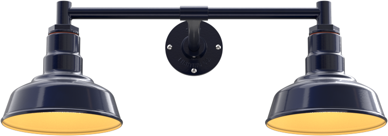 Lawndale Color Navy Blue Interior Color Brass with a 27" Width