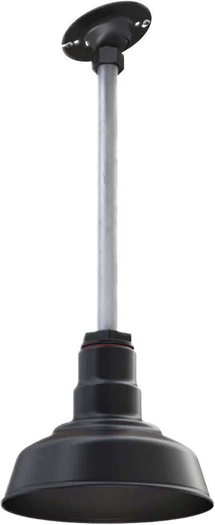 Inglewood Color Matte Black Interior Color Matte Black with a 12" Sloped Stem