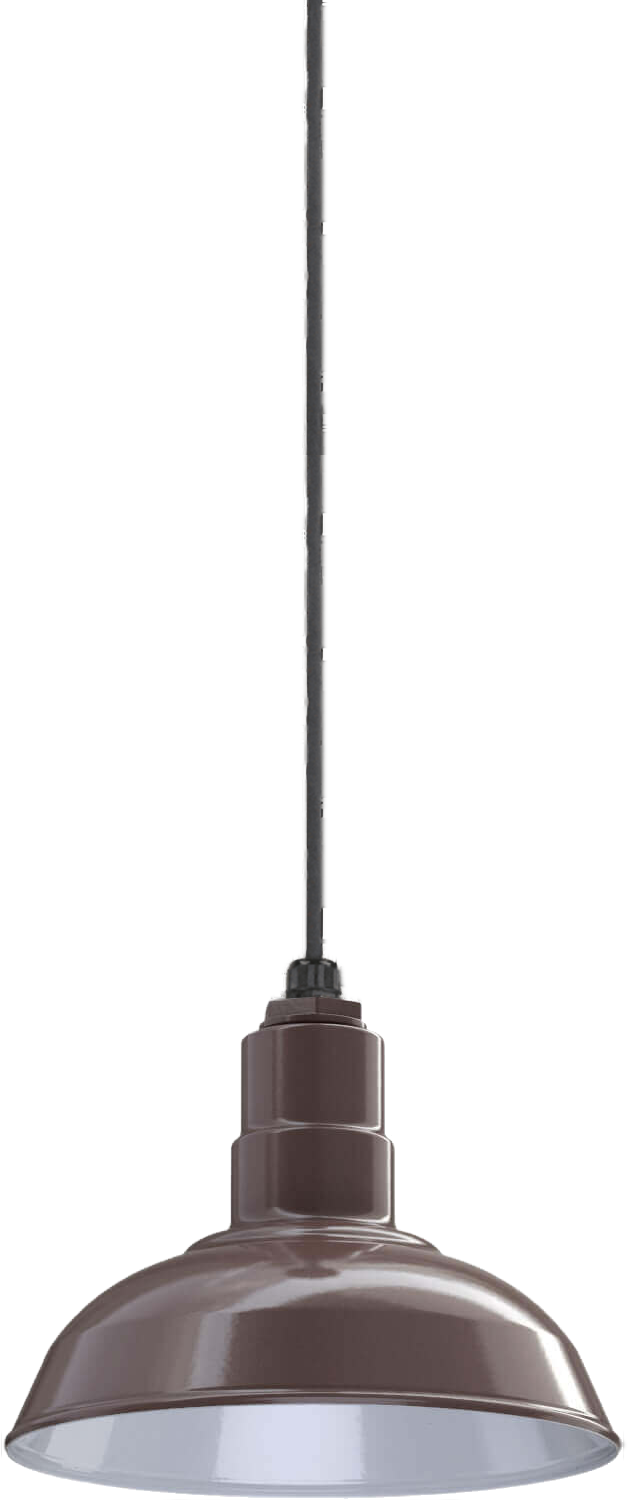 El Segundo Color Dark Bronze Interior Color White with a 4 ft Black Cord