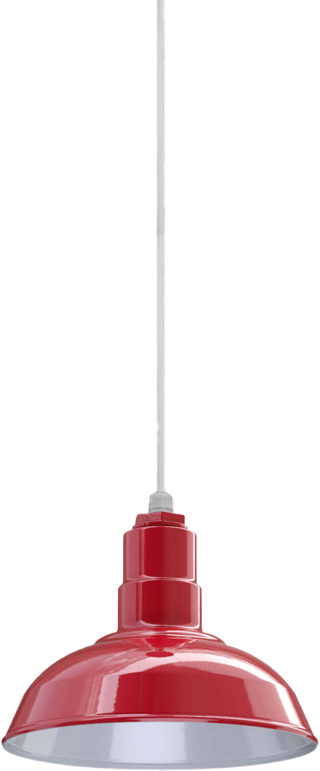 El Segundo Color Red Interior Color White with a 4 ft White Cord