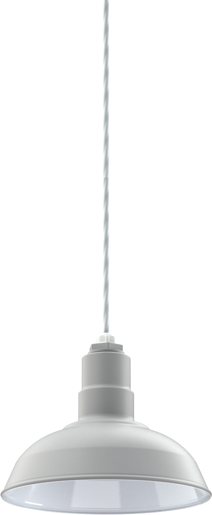 El Segundo Color Modern Gray Interior Color White with a 4 ft White Cord