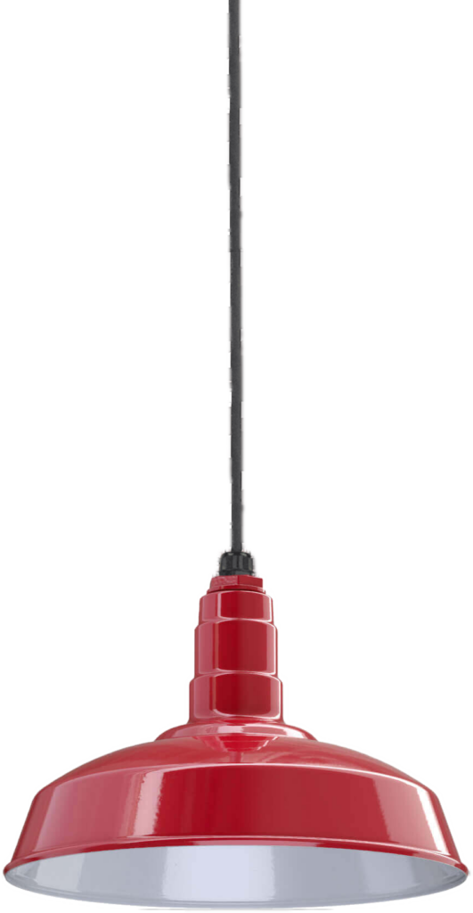 Carson Color Red Interior Color White with a 4 ft Black Cord