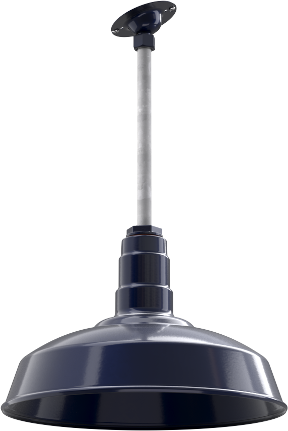 Carson Color Navy Blue Interior Color Navy Blue with a 12" Sloped Stem