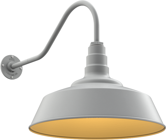 Redondo Color Modern Gray Interior Color Brass with a 23" Gooseneck