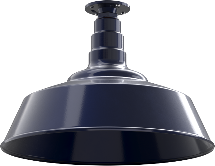 Manhattan Color Navy Blue Interior Color Navy Blue with a Flush Mount