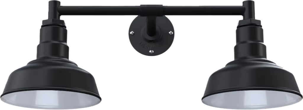 Lawndale Color Matte Black Interior Color White with a 27" Width