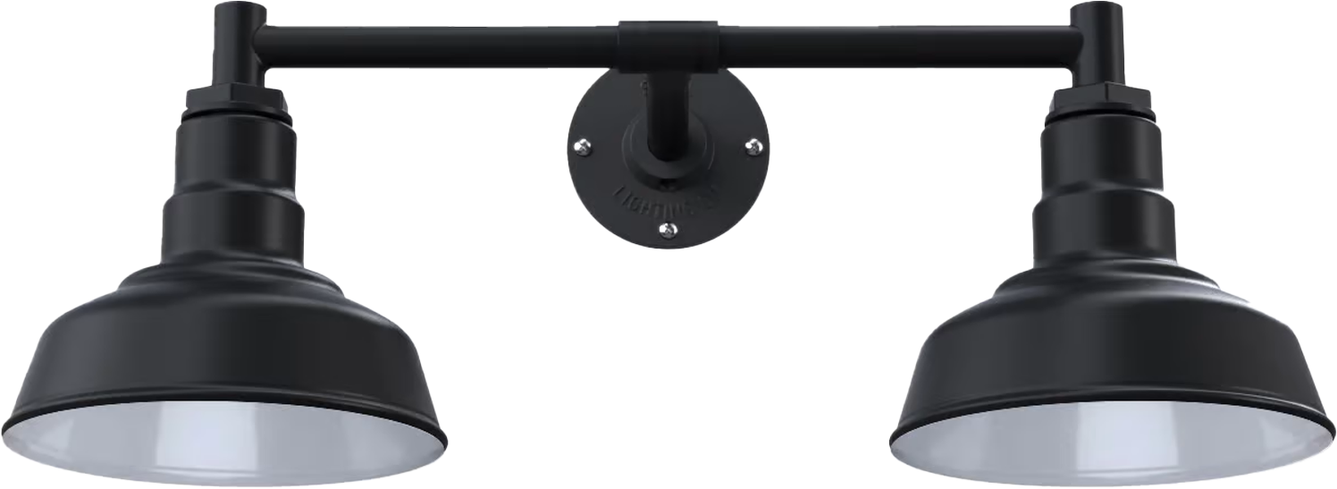 Lawndale Color Matte Black Interior Color White with a 27" Width