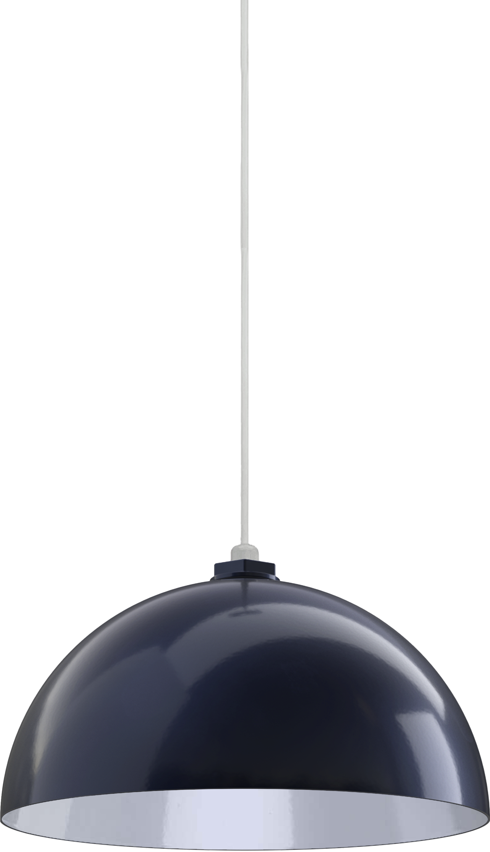 Brentwood Color Navy Blue Interior Color White with a 4 ft White Cord