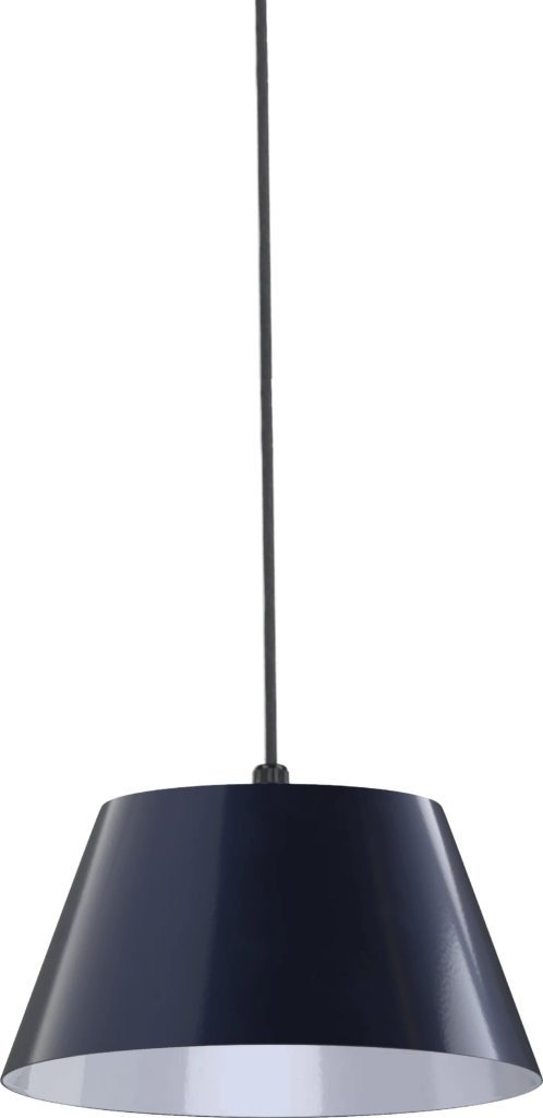 Magnolia Color Navy Blue Interior Color White with a 4 ft Black Cord
