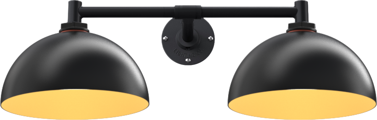 Matte Black | Brass | 29-width