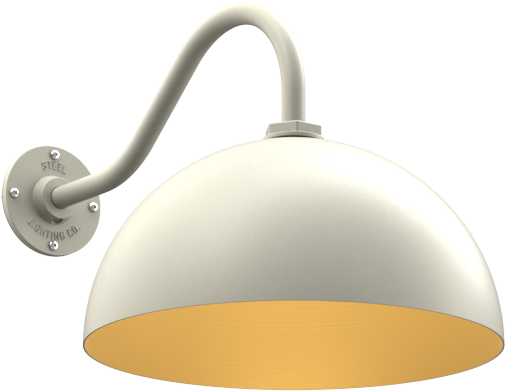 Cream | Brass | 16-gooseneck