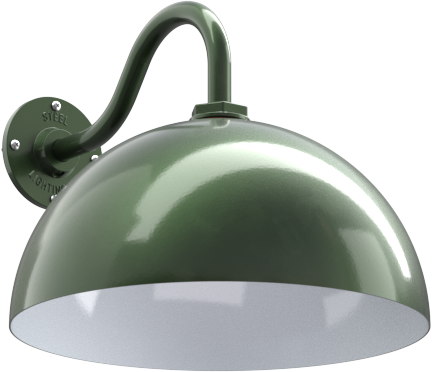 Hunter Green | White | 11-gooseneck