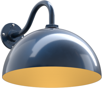 Gray Blue | Brass | 11-gooseneck
