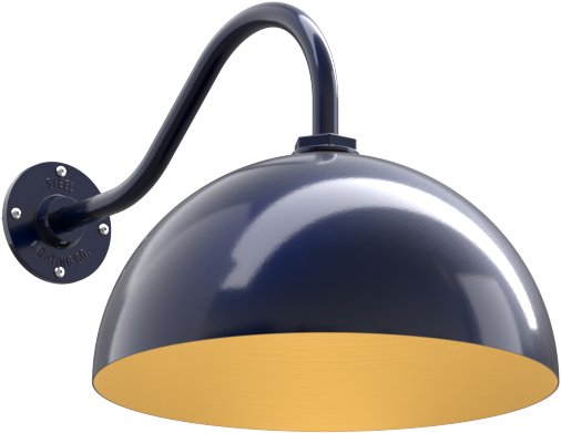 Navy Blue | Brass | 16-gooseneck
