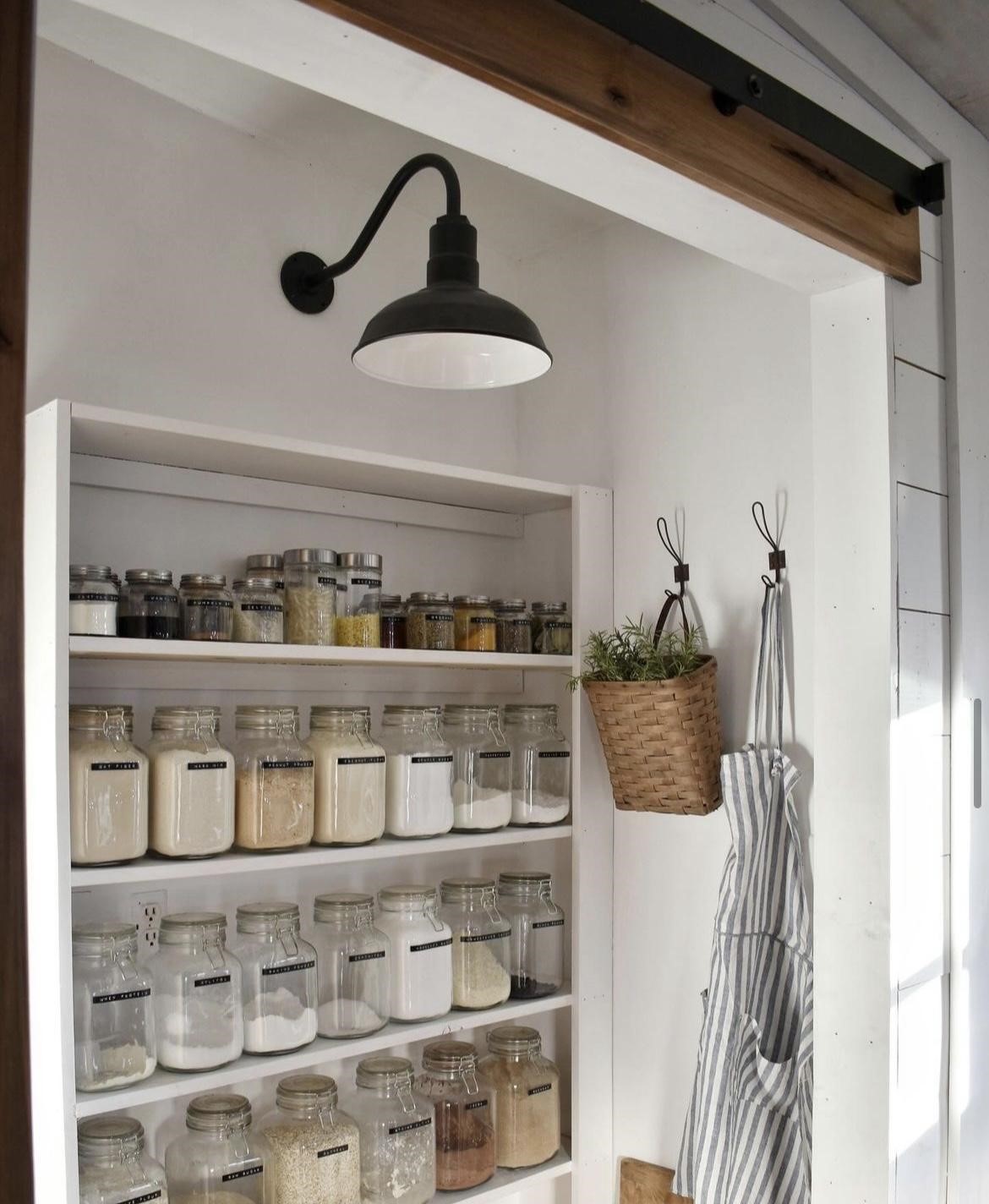 The Westchester Light in a Kitchen Pantry