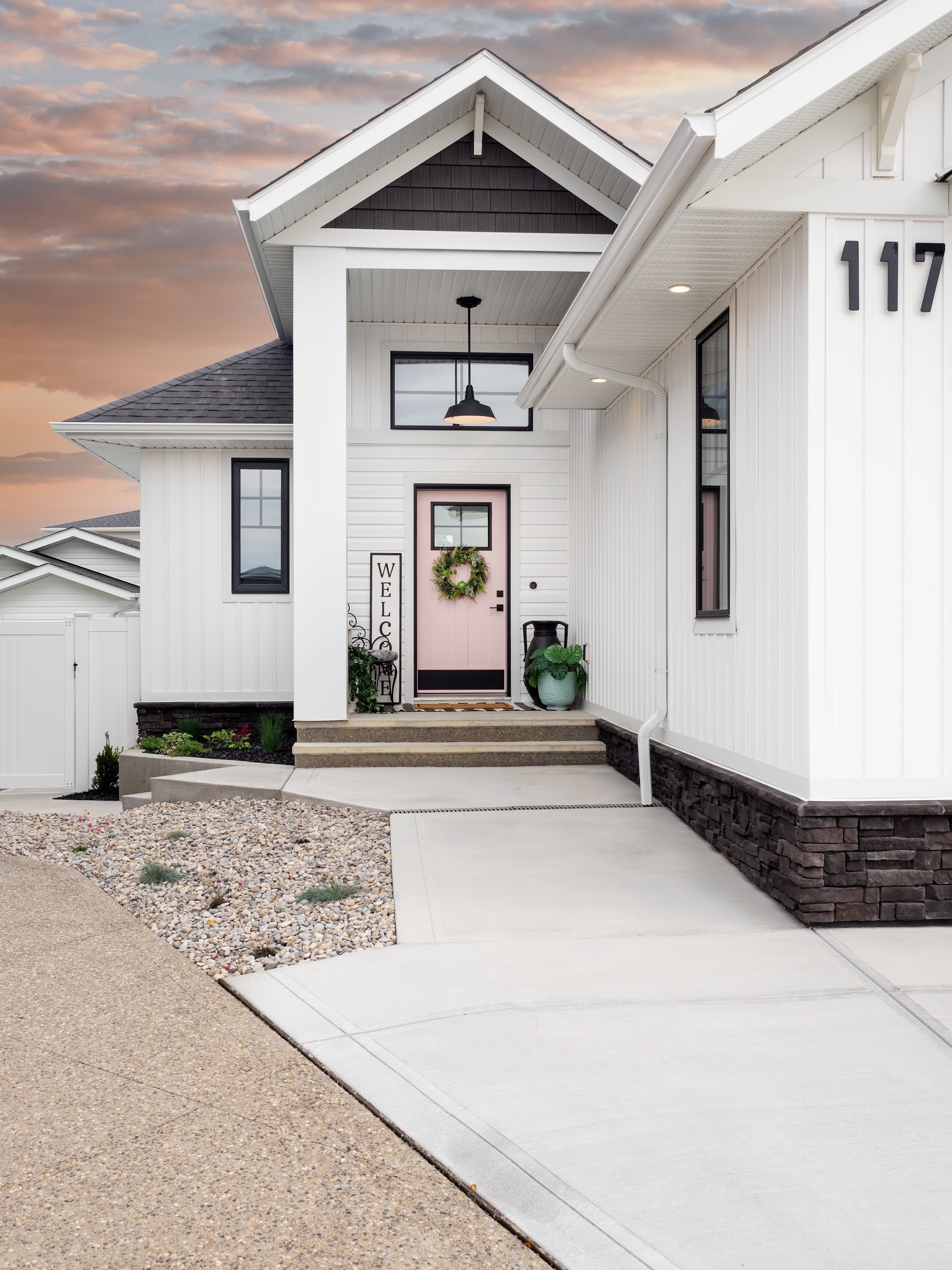 The Manhattan Ceiling Mounted Outdoor Light