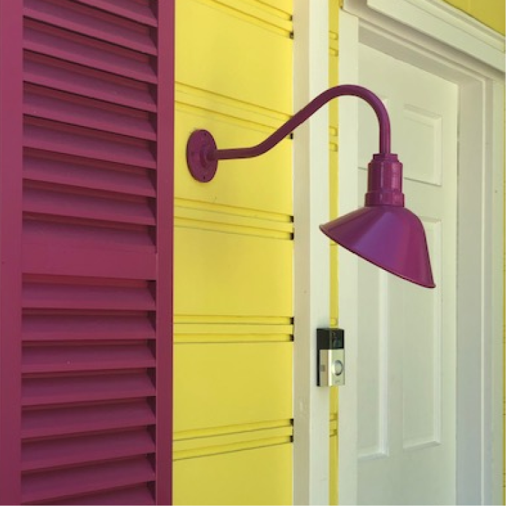 Red Venice Porch light