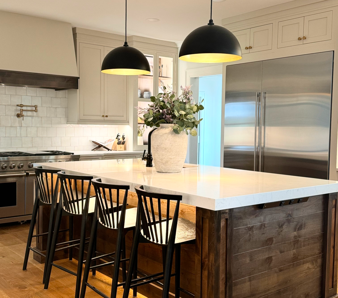  The Melrose Kitchen Island Light 

