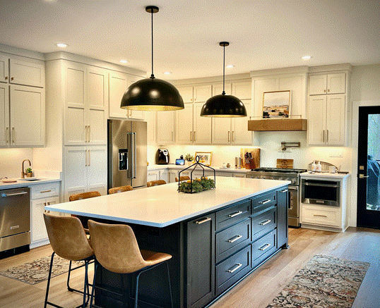 The Westwood Kitchen Island Light