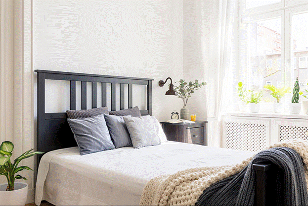 The Hawthorne Light in a Bedroom 
