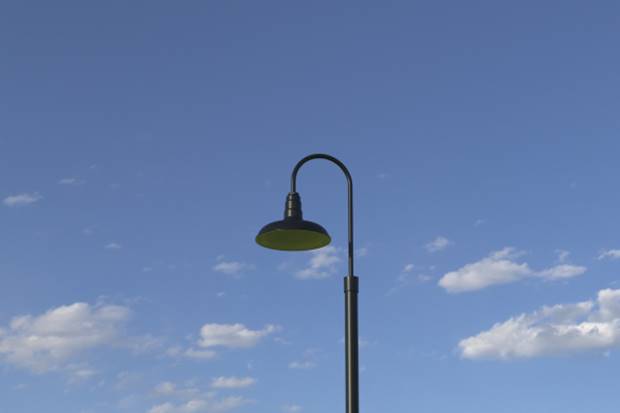 The Topanga Outdoor Post Light