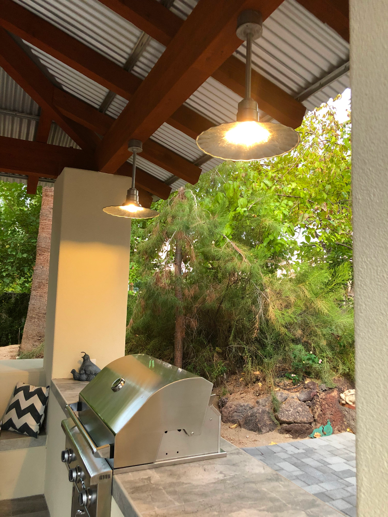 The Eagle Rock Galvanized Mid Century Pendant