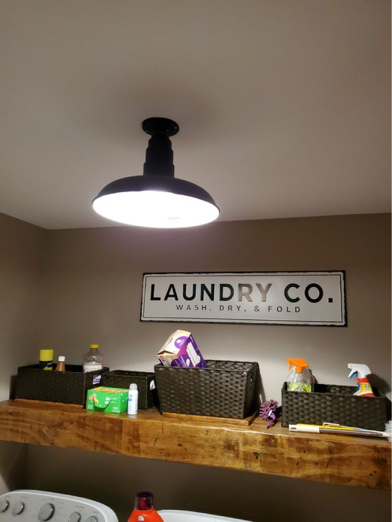 The Malibu Laundry Room Flush Mount Light 
