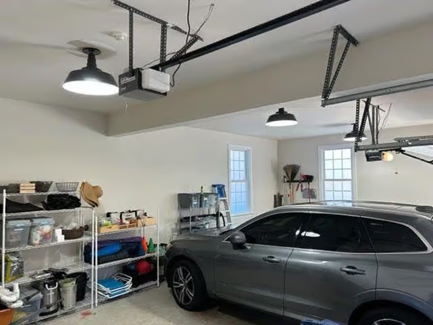The Manhattan Flush Mount Garage LED light
